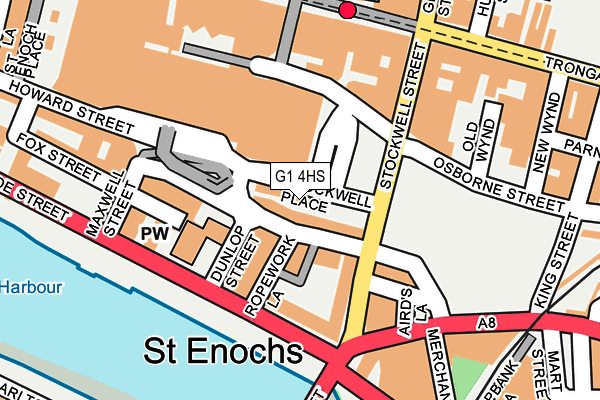 G1 4HS map - OS OpenMap – Local (Ordnance Survey)