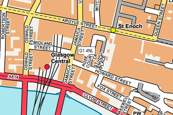 G1 4NL map - OS OpenMap – Local (Ordnance Survey)