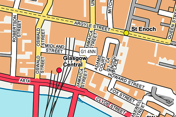 G1 4NN map - OS OpenMap – Local (Ordnance Survey)