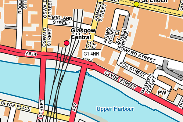 G1 4NR map - OS OpenMap – Local (Ordnance Survey)