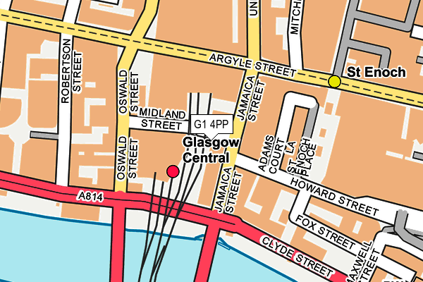 G1 4PP map - OS OpenMap – Local (Ordnance Survey)