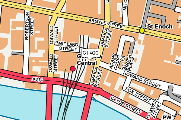 G1 4QG map - OS OpenMap – Local (Ordnance Survey)