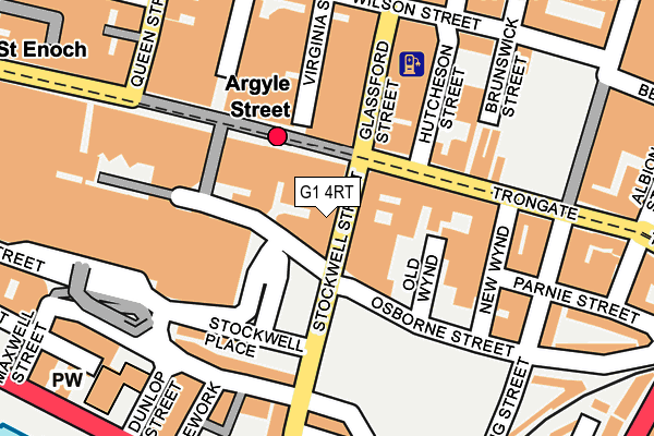 G1 4RT map - OS OpenMap – Local (Ordnance Survey)