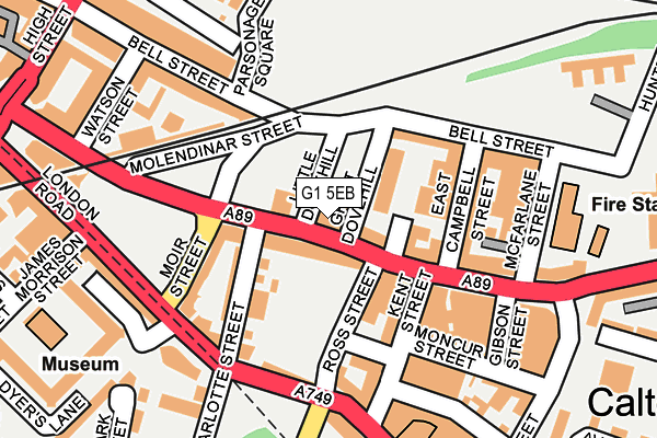 G1 5EB map - OS OpenMap – Local (Ordnance Survey)