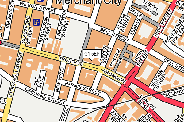 G1 5EP map - OS OpenMap – Local (Ordnance Survey)