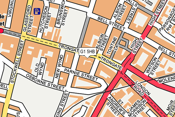 G1 5HB map - OS OpenMap – Local (Ordnance Survey)