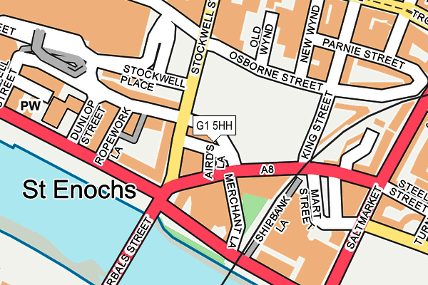 G1 5HH map - OS OpenMap – Local (Ordnance Survey)