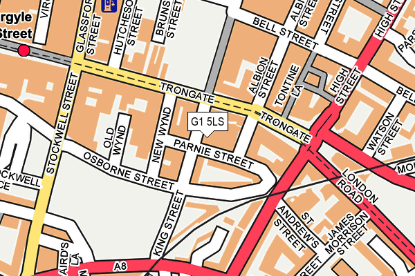 G1 5LS map - OS OpenMap – Local (Ordnance Survey)