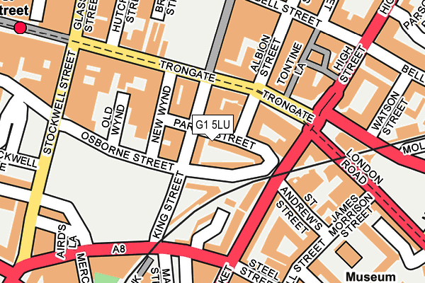 G1 5LU map - OS OpenMap – Local (Ordnance Survey)