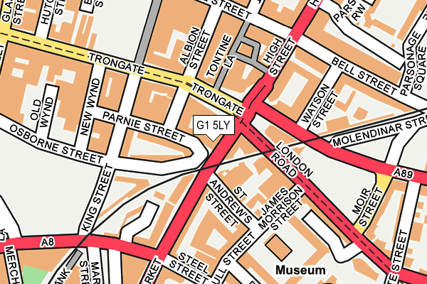 G1 5LY map - OS OpenMap – Local (Ordnance Survey)