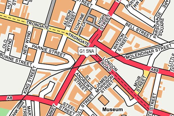 G1 5NA map - OS OpenMap – Local (Ordnance Survey)