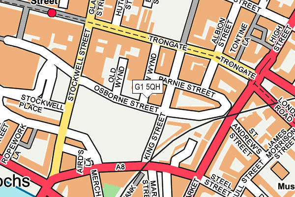 G1 5QH map - OS OpenMap – Local (Ordnance Survey)