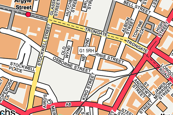 G1 5RH map - OS OpenMap – Local (Ordnance Survey)