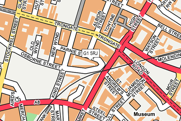 G1 5RJ map - OS OpenMap – Local (Ordnance Survey)