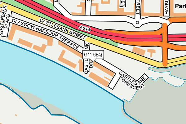 G11 6BQ map - OS OpenMap – Local (Ordnance Survey)