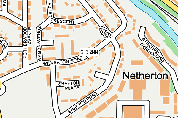 G13 2NN map - OS OpenMap – Local (Ordnance Survey)