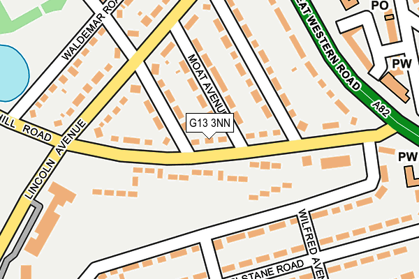 G13 3NN map - OS OpenMap – Local (Ordnance Survey)