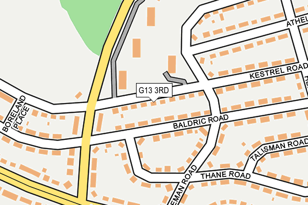 G13 3RD map - OS OpenMap – Local (Ordnance Survey)