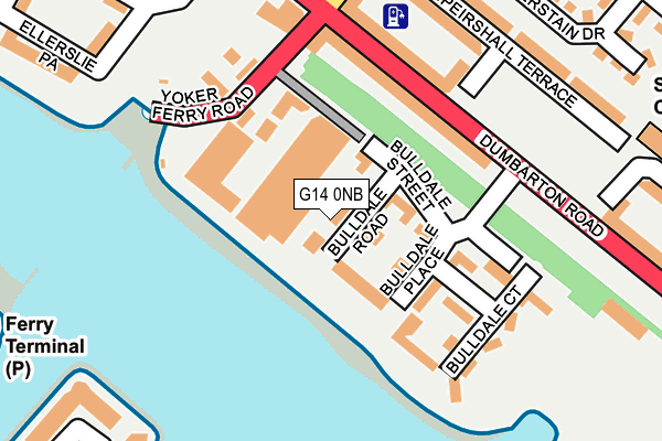 G14 0NB map - OS OpenMap – Local (Ordnance Survey)