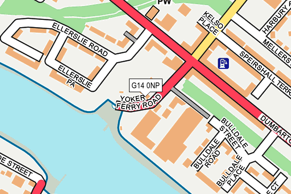 G14 0NP map - OS OpenMap – Local (Ordnance Survey)