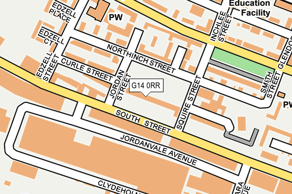 G14 0RR map - OS OpenMap – Local (Ordnance Survey)