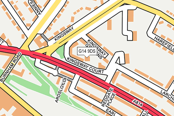 G14 9DS map - OS OpenMap – Local (Ordnance Survey)