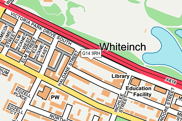 G14 9RH map - OS OpenMap – Local (Ordnance Survey)