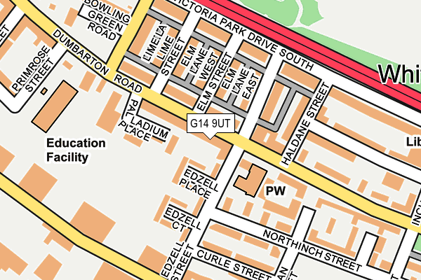 G14 9UT map - OS OpenMap – Local (Ordnance Survey)