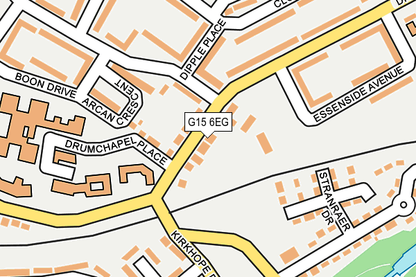 G15 6EG map - OS OpenMap – Local (Ordnance Survey)