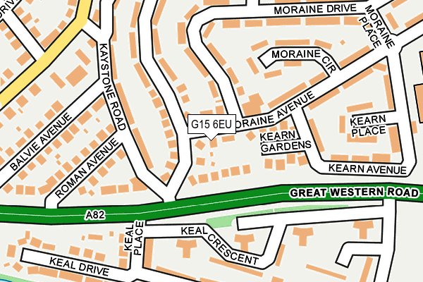 G15 6EU map - OS OpenMap – Local (Ordnance Survey)