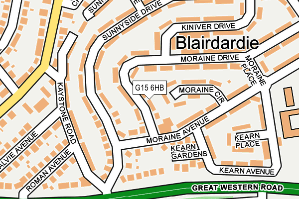 G15 6HB map - OS OpenMap – Local (Ordnance Survey)