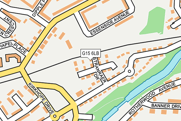 G15 6LB map - OS OpenMap – Local (Ordnance Survey)