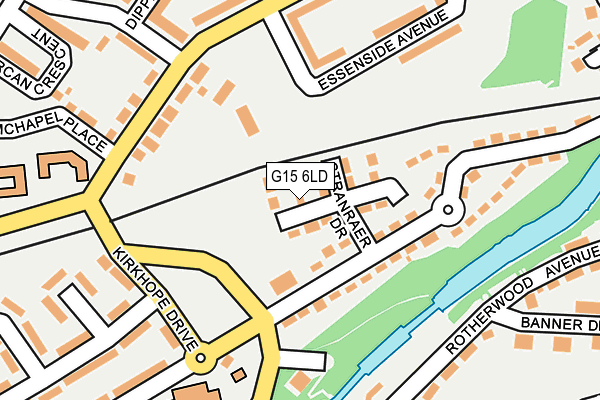 G15 6LD map - OS OpenMap – Local (Ordnance Survey)