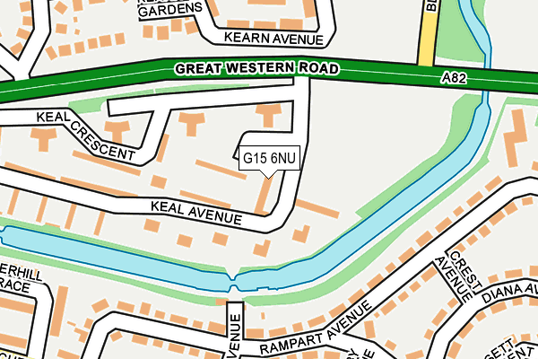 G15 6NU map - OS OpenMap – Local (Ordnance Survey)