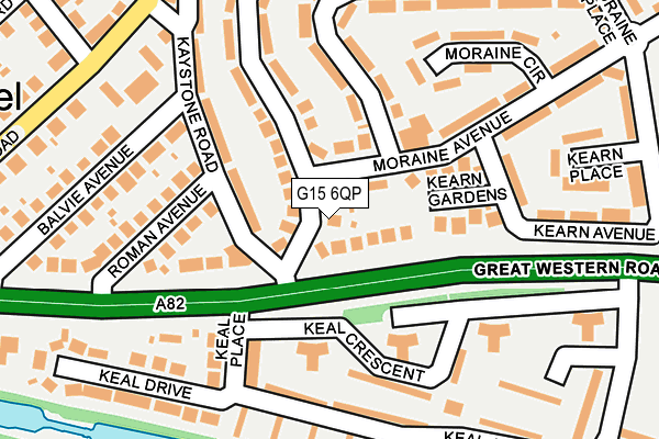 G15 6QP map - OS OpenMap – Local (Ordnance Survey)