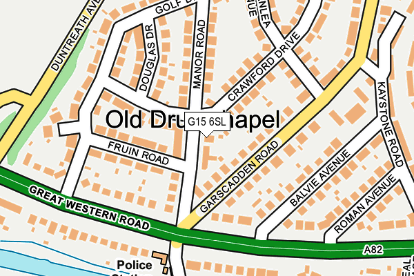 G15 6SL map - OS OpenMap – Local (Ordnance Survey)