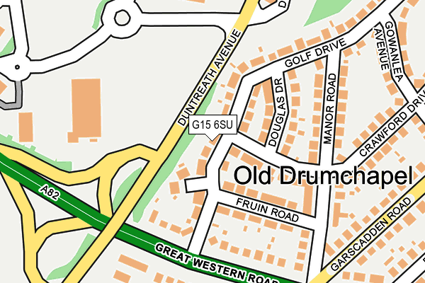 G15 6SU map - OS OpenMap – Local (Ordnance Survey)