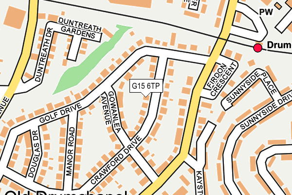 G15 6TP map - OS OpenMap – Local (Ordnance Survey)