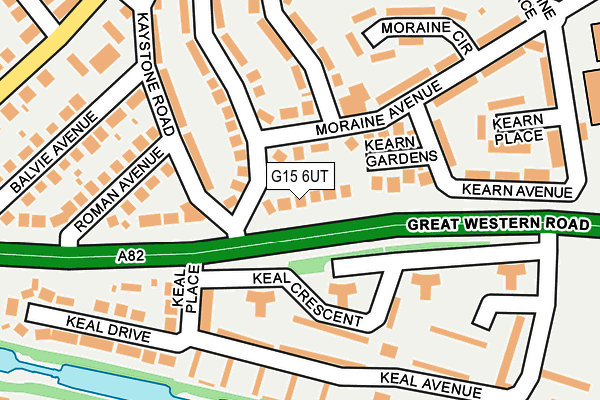 G15 6UT map - OS OpenMap – Local (Ordnance Survey)
