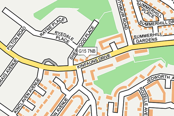 G15 7NB map - OS OpenMap – Local (Ordnance Survey)