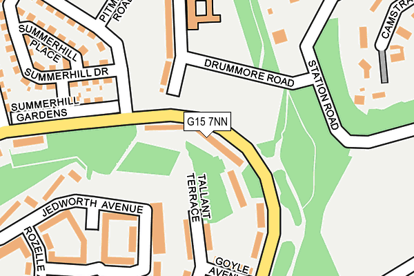 G15 7NN map - OS OpenMap – Local (Ordnance Survey)