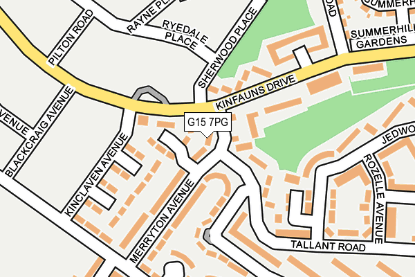 G15 7PG map - OS OpenMap – Local (Ordnance Survey)