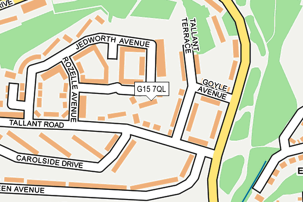 G15 7QL map - OS OpenMap – Local (Ordnance Survey)