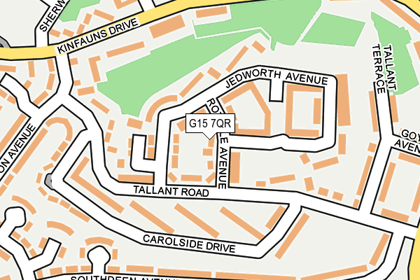 G15 7QR map - OS OpenMap – Local (Ordnance Survey)