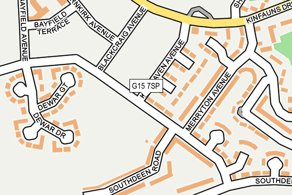 G15 7SP map - OS OpenMap – Local (Ordnance Survey)