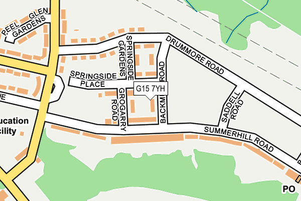 G15 7YH map - OS OpenMap – Local (Ordnance Survey)