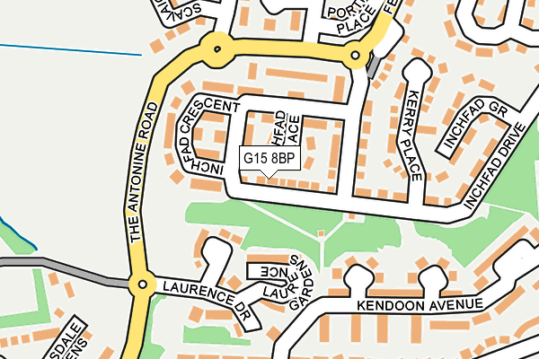G15 8BP map - OS OpenMap – Local (Ordnance Survey)
