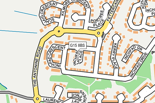 G15 8BS map - OS OpenMap – Local (Ordnance Survey)