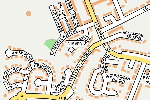 G15 8EQ map - OS OpenMap – Local (Ordnance Survey)