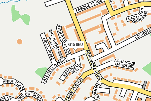G15 8EU map - OS OpenMap – Local (Ordnance Survey)